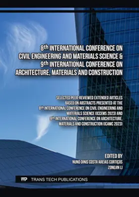 Cortiços / Ltd / Li |  8th International Conference on Civil Engineering and Materials Science & 9th International Conference on Architecture, Materials and Construction | eBook | Sack Fachmedien