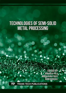 Pola / Tocci / Rassili |  Technologies of Semi-Solid Metal Processing | eBook | Sack Fachmedien