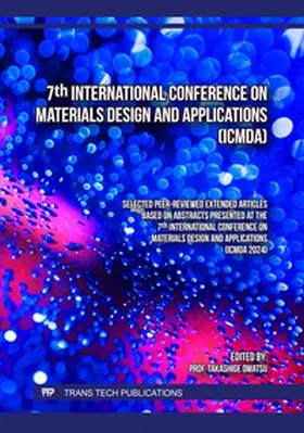 Omatsu / Ltd |  7th International Conference on Materials Design and Applications (ICMDA) | eBook | Sack Fachmedien