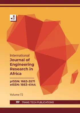 Ibhadode |  International Journal of Engineering Research in Africa Vol. 72 | eBook | Sack Fachmedien