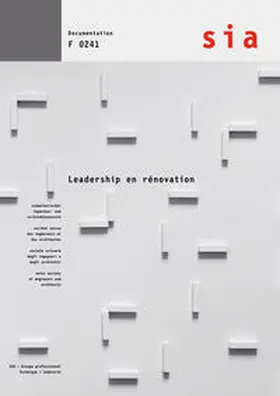 SIA |  Leadership en rénovation | Buch |  Sack Fachmedien