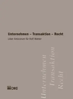 Vogt / Stupp / Dubs |  Unternehmen - Transaktion - Recht | Buch |  Sack Fachmedien