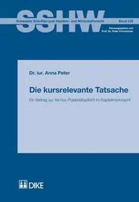 Peter |  Die kursrelevante Tatsache | Buch |  Sack Fachmedien