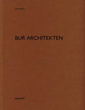 Wirz |  BUR Architekten | Buch |  Sack Fachmedien