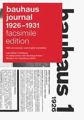 Müller |  bauhaus journal 1926 - 1931 | Buch |  Sack Fachmedien