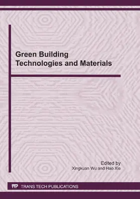 Wu / Xie |  Green Building Technologies and Materials | Buch |  Sack Fachmedien