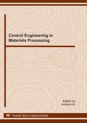 Kot |  Control Engineering in Materials Processing | Buch |  Sack Fachmedien