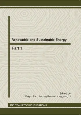 Pan / Ren / Li |  Renewable and Sustainable Energy | Buch |  Sack Fachmedien