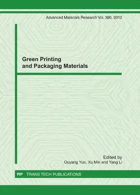 Yun / Min / Li |  Green Printing and Packaging Materials | Buch |  Sack Fachmedien