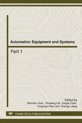 Chen / Dai / Jiang |  Automation Equipment and Systems | Buch |  Sack Fachmedien