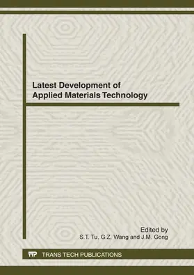 Tu / Wang / Gong | Latest Development of Applied Materials Technology | Buch | 978-3-03785-418-1 | sack.de
