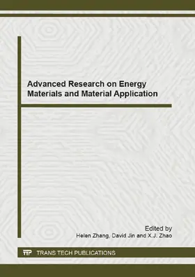 Zhang / Jin / Zhao | Advanced Research on Energy Materials and Material Application | Buch | 978-3-03785-504-1 | sack.de