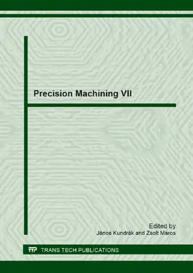 Kundrák / Maros | Precision Machining VII | Buch | 978-3-03785-840-0 | sack.de