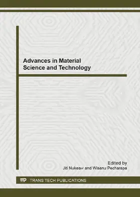 Nukeaw / Pecharapa | Advances in Material Science and Technology | Buch | 978-3-03785-854-7 | sack.de