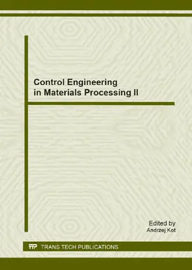 Kot | Control Engineering in Materials Processing II | Buch | 978-3-03785-855-4 | sack.de