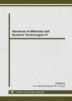 Ibhadode / Aluyor | Advances in Materials and Systems Technologies IV | Buch | 978-3-03785-886-8 | sack.de