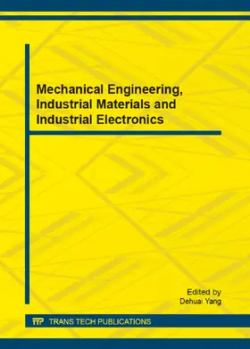 Yang |  Mechanical Engineering, Industrial Materials and Industrial Electronics | Buch |  Sack Fachmedien