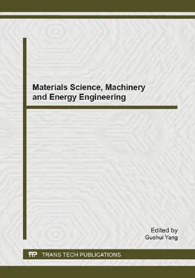 Yang | Materials Science, Machinery and Energy Engineering | Buch | 978-3-03785-955-1 | sack.de