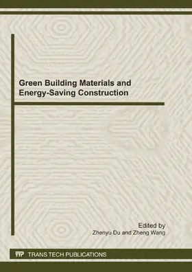 Du / Wang |  Green Building Materials and Energy-Saving Construction | Sonstiges |  Sack Fachmedien