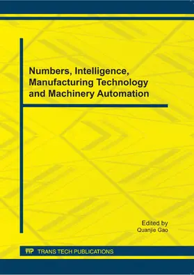 Gao |  Numbers, Intelligence, Manufacturing Technology and Machinery Automation | Sonstiges |  Sack Fachmedien