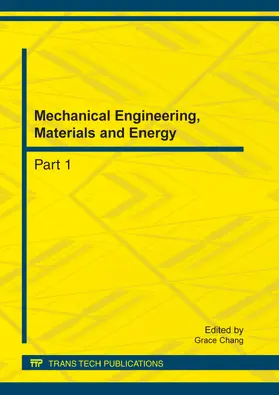 Chang |  Mechanical Engineering, Materials and Energy | Sonstiges |  Sack Fachmedien
