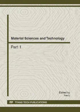 Li |  Material Sciences and Technology | Sonstiges |  Sack Fachmedien