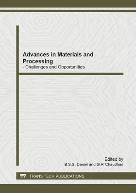 Daniel / Chaudhari |  Advances in Materials and Processing | Sonstiges |  Sack Fachmedien