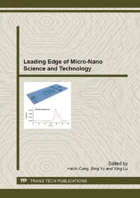 Cong / Yu / Lu |  Leading Edge of Micro-Nano Science and Technology | Sonstiges |  Sack Fachmedien