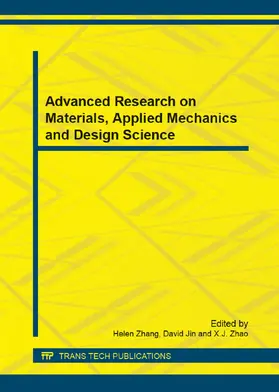Zhang / Jin / Zhao |  Advanced Research on Materials, Applied Mechanics and Design Science | Sonstiges |  Sack Fachmedien