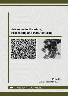 Yuwono |  Advances in Materials, Processing and Manufacturing | Sonstiges |  Sack Fachmedien