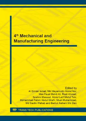 Ismail / Muhd Nor / Mohd Ali |  4th Mechanical and Manufacturing Engineering | Sonstiges |  Sack Fachmedien
