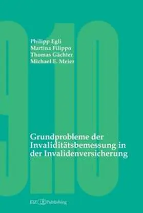 Egli / Meier / Filippo |  Grundprobleme der Invaliditätsbemessung in der Invalidenversicherung | Buch |  Sack Fachmedien