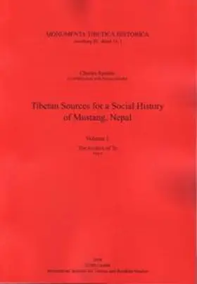 Ramble |  Tibetan Sources for a Social History of Mustang, Nepal. Vol. I. The Archive of Te | Buch |  Sack Fachmedien