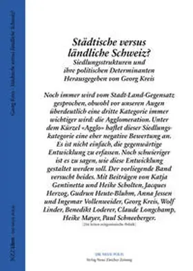 Kreis |  Städtische versus ländliche Schweiz? | Buch |  Sack Fachmedien