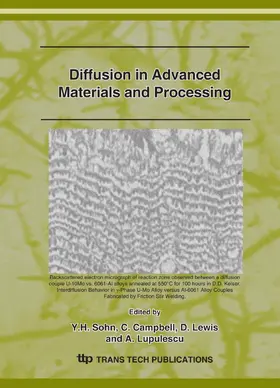 Sohn / Campbell / Lewis |  Diffusion in Advanced Materials and Processing | eBook | Sack Fachmedien