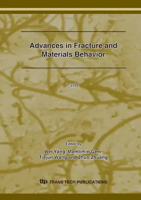Yang / Geni / Wang |  Advances in Fracture and Materials Behavior | eBook | Sack Fachmedien
