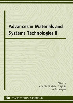 Ibhadode / Igbafe / Anyata | Advances in Materials and Systems Technologies II | E-Book | www2.sack.de