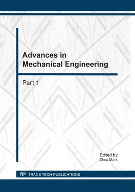 Zhou |  Advances in Mechanical Engineering (ICME) | eBook | Sack Fachmedien