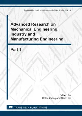 Zhang / Jin |  Advanced Research on Mechanical Engineering, Industry and Manufacturing Engineering | eBook | Sack Fachmedien