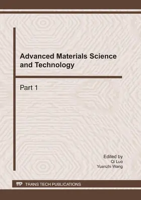 Luo / Wang | Advanced Materials Science and Technology, ICMST 2010 | E-Book | www2.sack.de