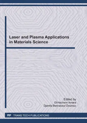 Amara / Bennaceur-Doumaz |  Laser and Plasma Applications in Materials Science | eBook | Sack Fachmedien