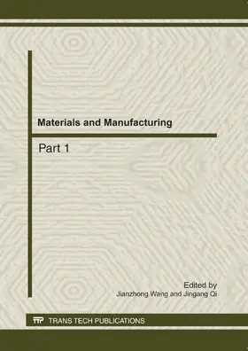 Wang / Qi | Materials and Manufacturing | E-Book | www2.sack.de