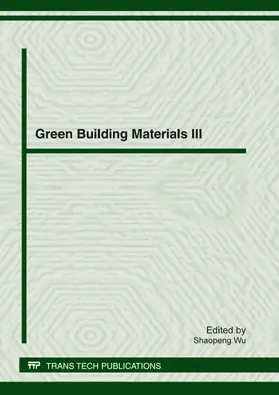 Wu | Green Building Materials III | E-Book | www2.sack.de