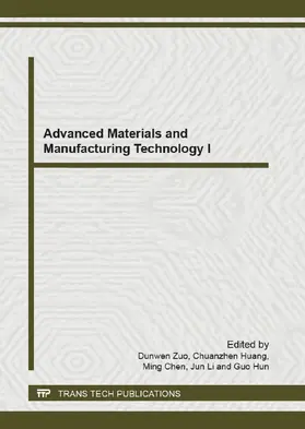 Zuo / Huang / Chen |  Advanced Materials and Manufacturing Technology I | eBook | Sack Fachmedien