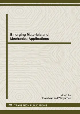 Mao / Tian | Emerging Materials and Mechanics Applications | E-Book | www2.sack.de
