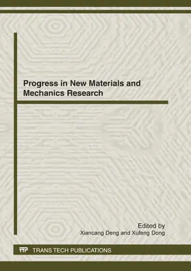 Deng / Dong | Progress in New Materials and Mechanics Research | E-Book | www2.sack.de