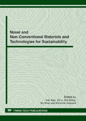 Xiao / Li / Wang |  Novel and Non-Conventional Materials and Technologies for Sustainability | eBook | Sack Fachmedien