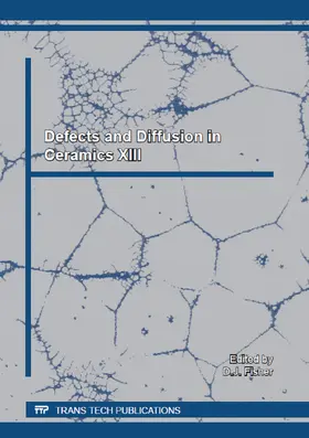 Fisher | Defects and Diffusion in Ceramics XIII | E-Book | sack.de