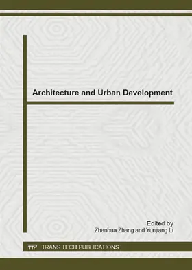 Zhang / Li | Architecture and Urban Development | E-Book | www2.sack.de