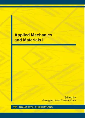 Li / Chen |  Applied Mechanics and Materials I | eBook | Sack Fachmedien